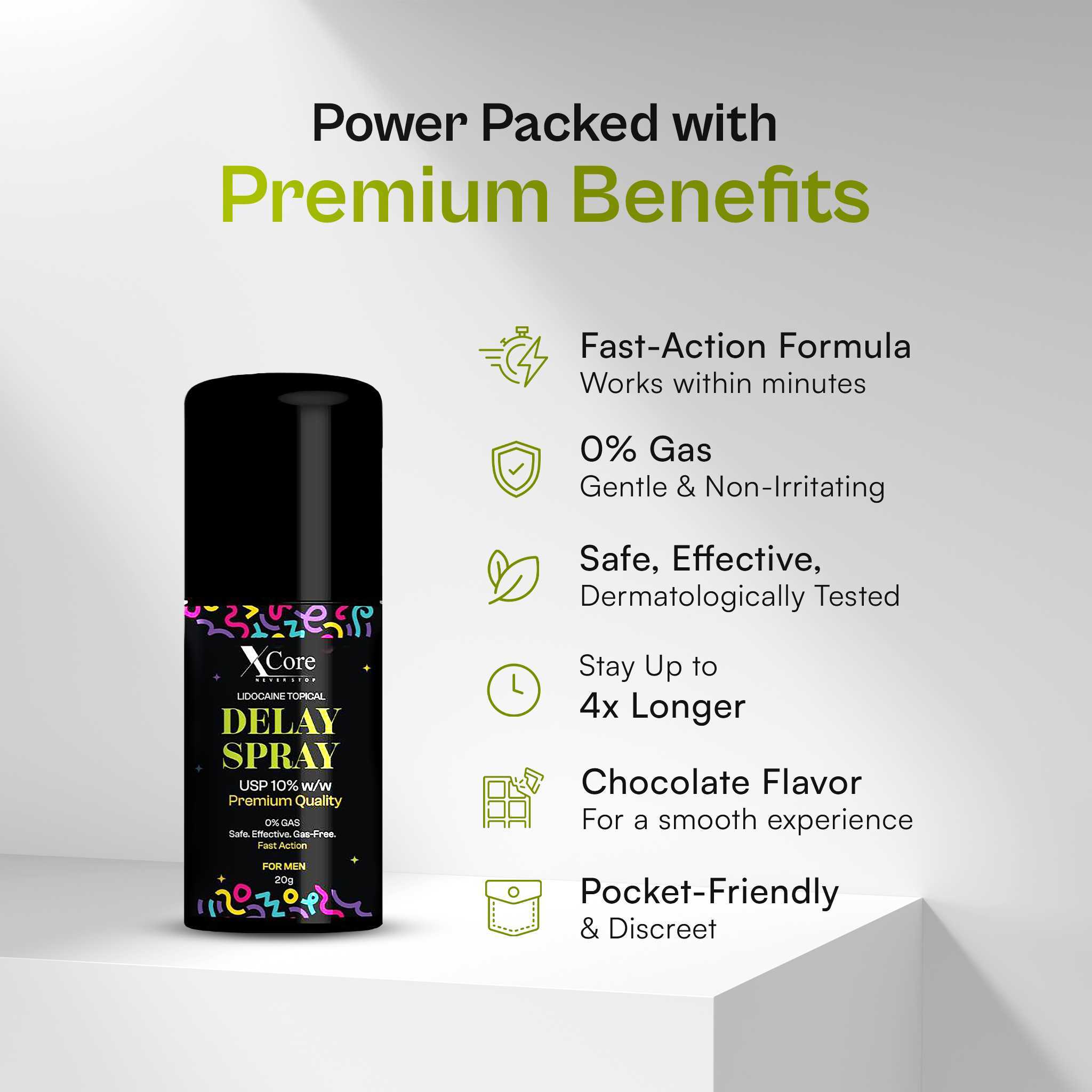 Long Lasting Delay spray For Men - 20gm