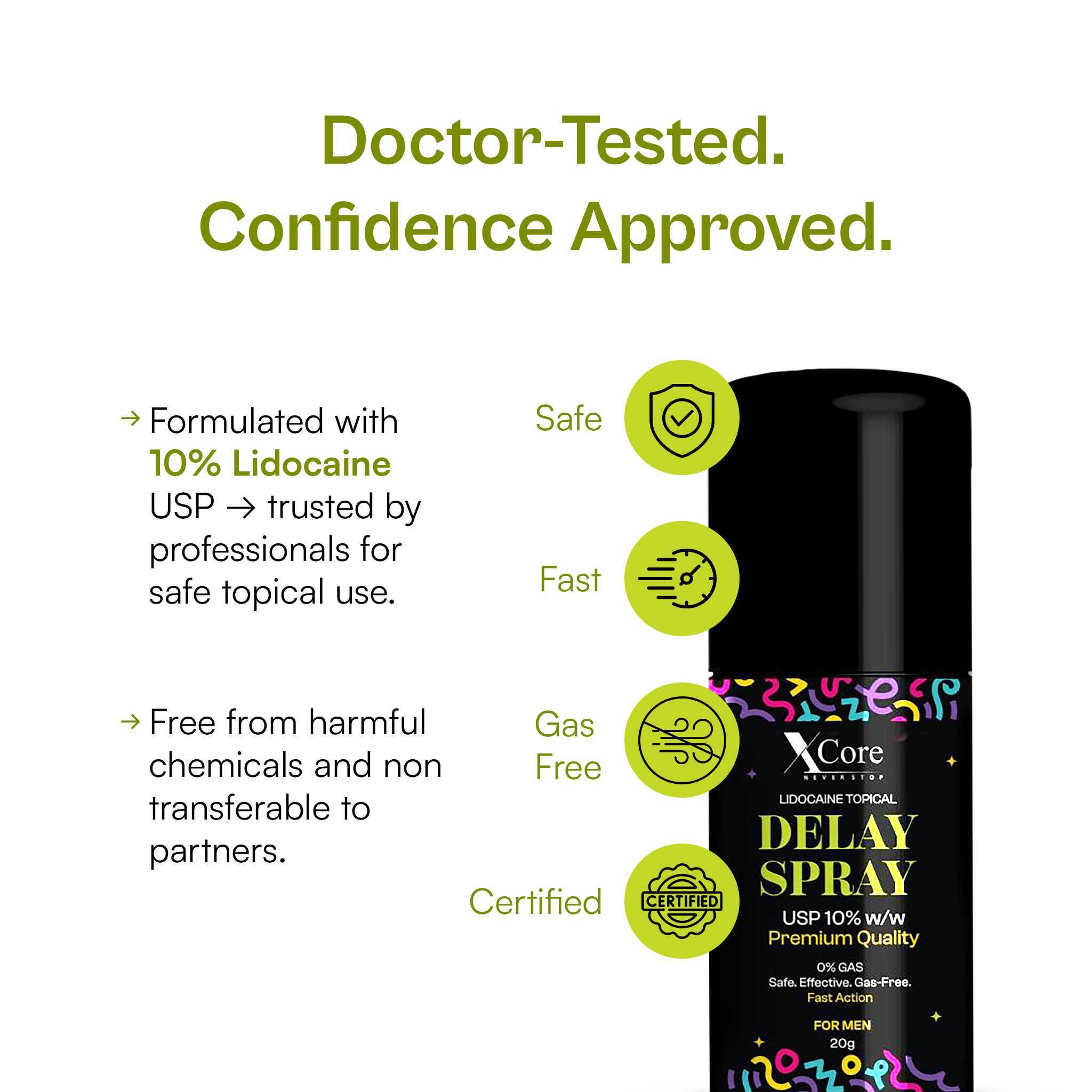 Long Lasting Delay spray For Men - 20gm