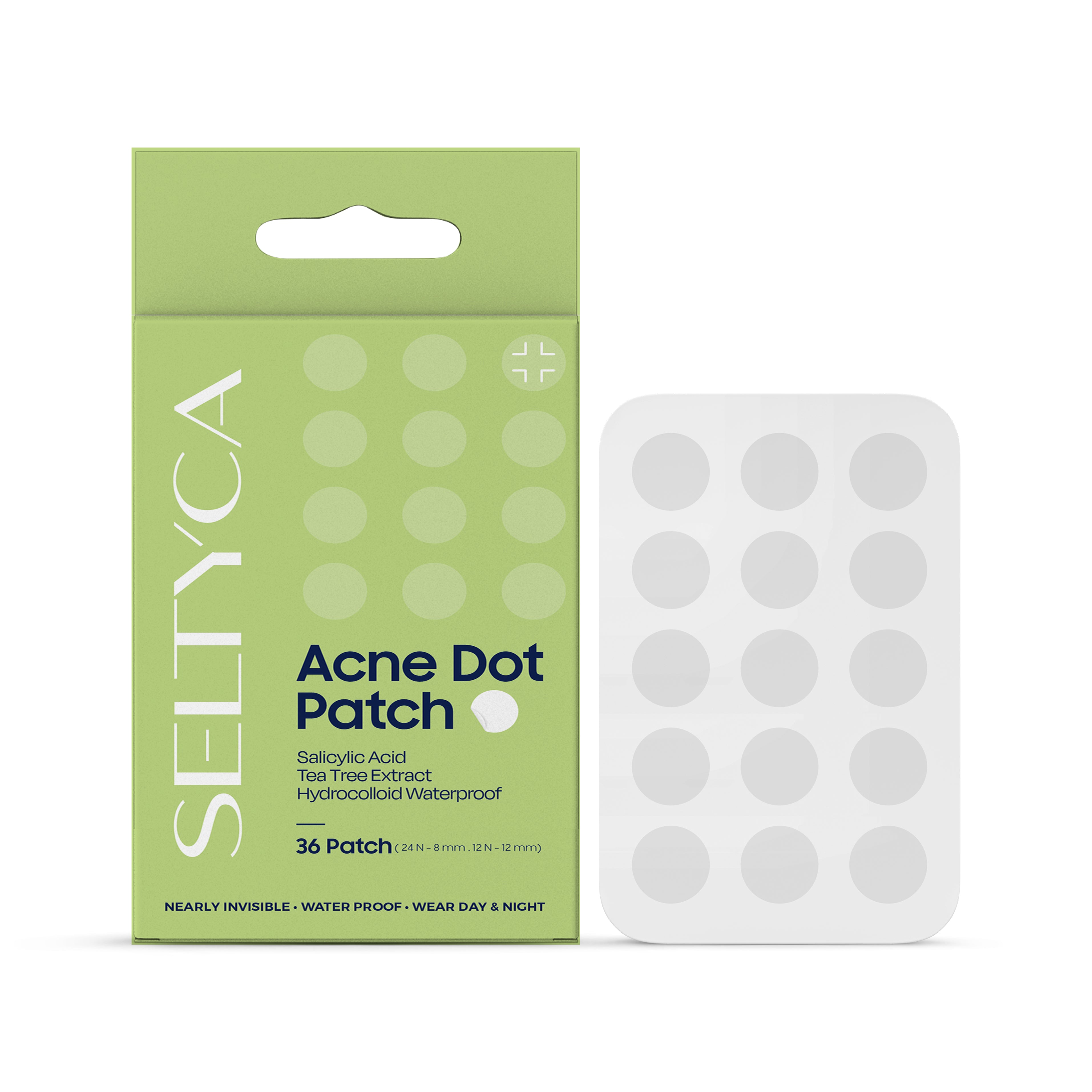 Selyca Acne Dot Patch packaging with a white background