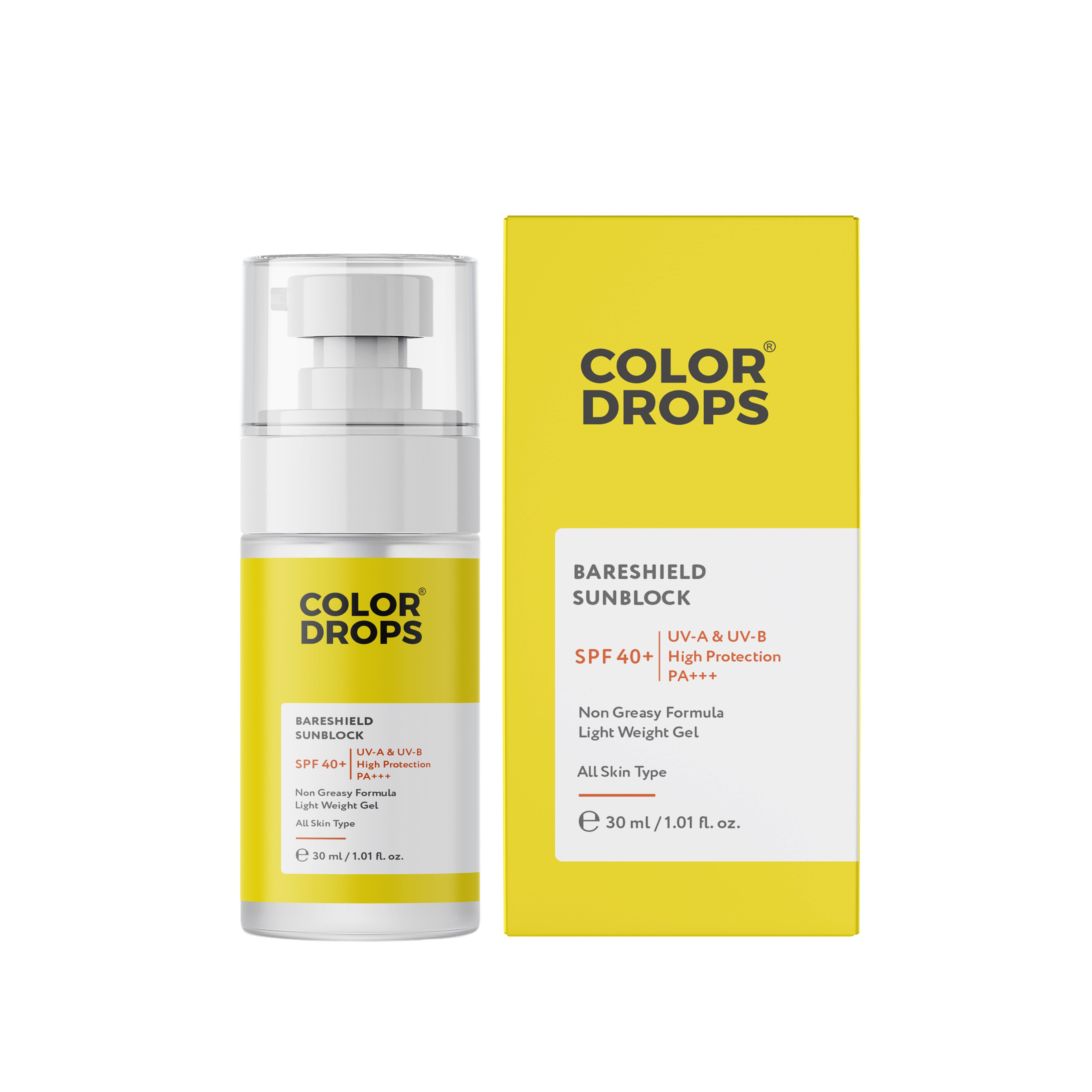 Color Drops Sun Screen Lotion