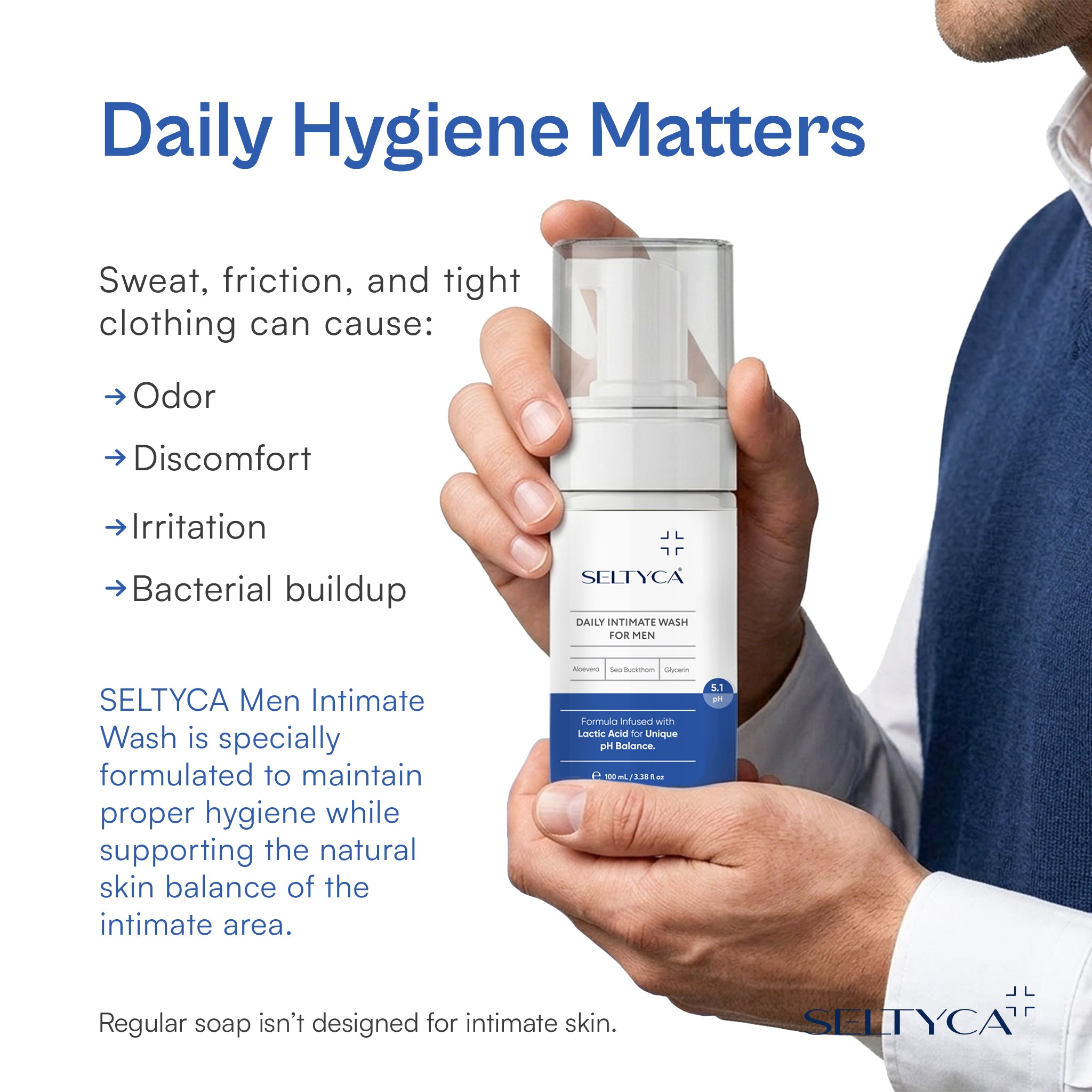 Seltyca Men’s Complete Care for PE and ED & Intimate wash