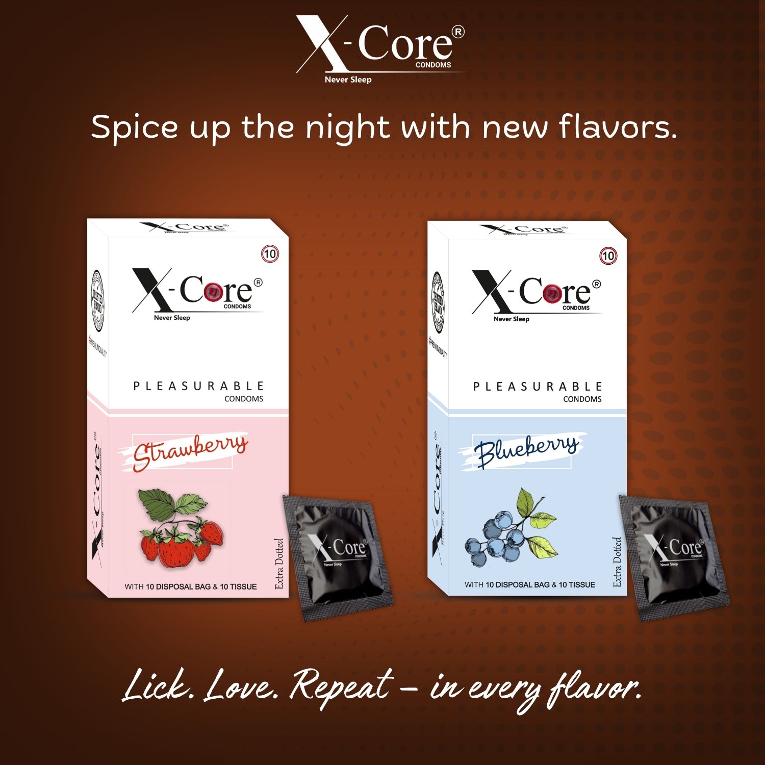 X-Core The Ultimate Pleasure Red blue
