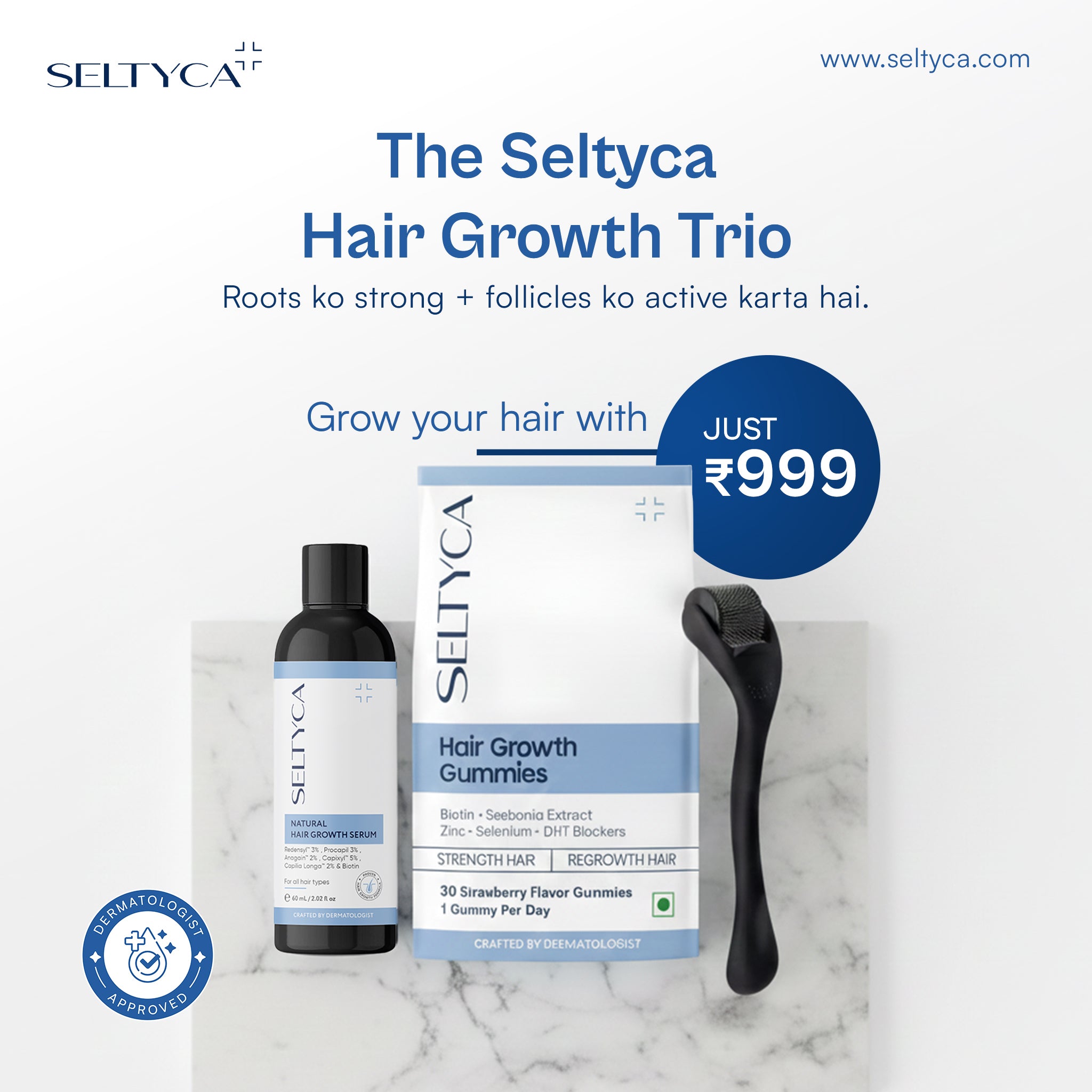 Seltyca Hair Growth Trio