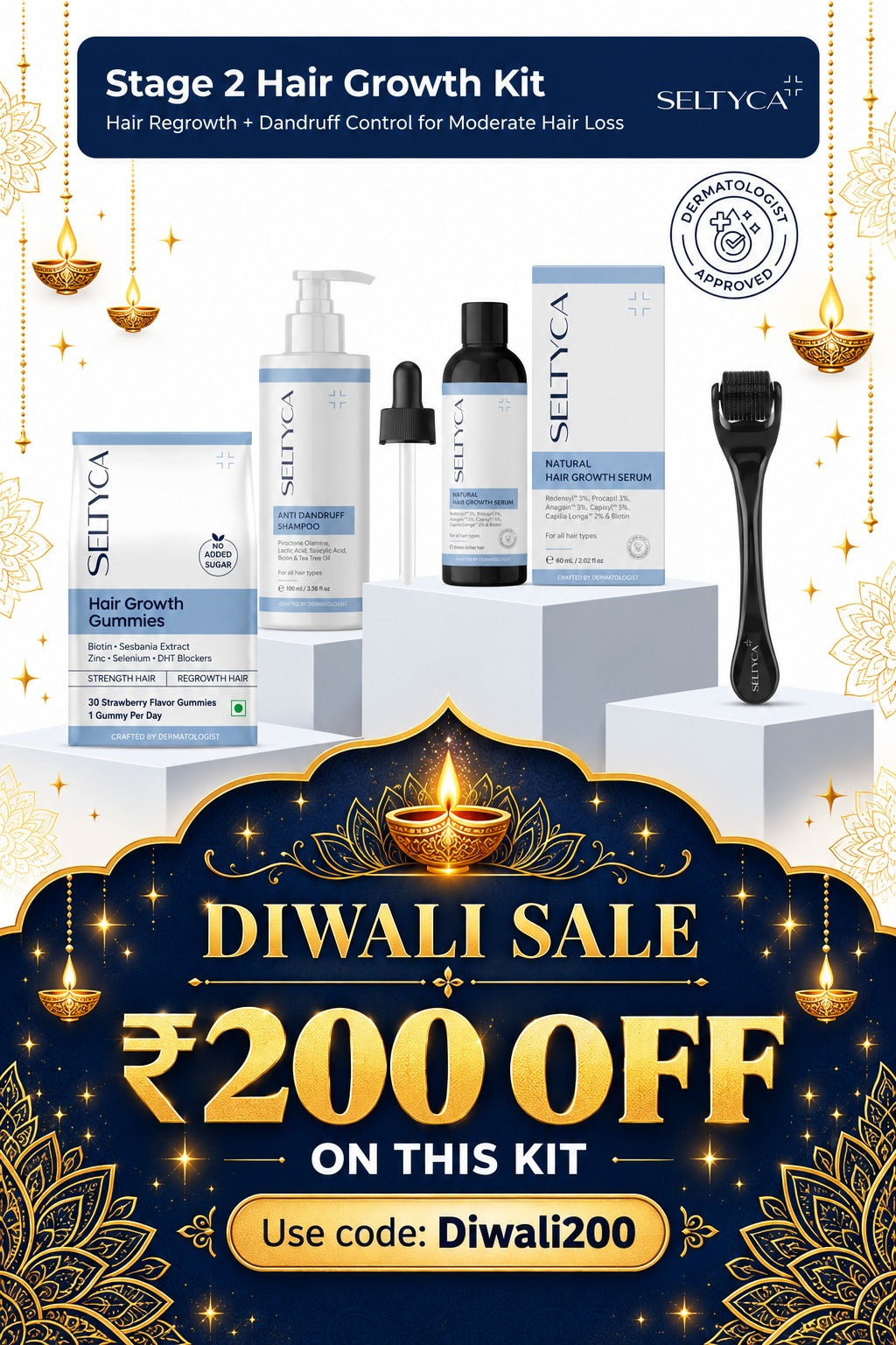 Stage 2 Hair Fall Kit (With Dandruff)