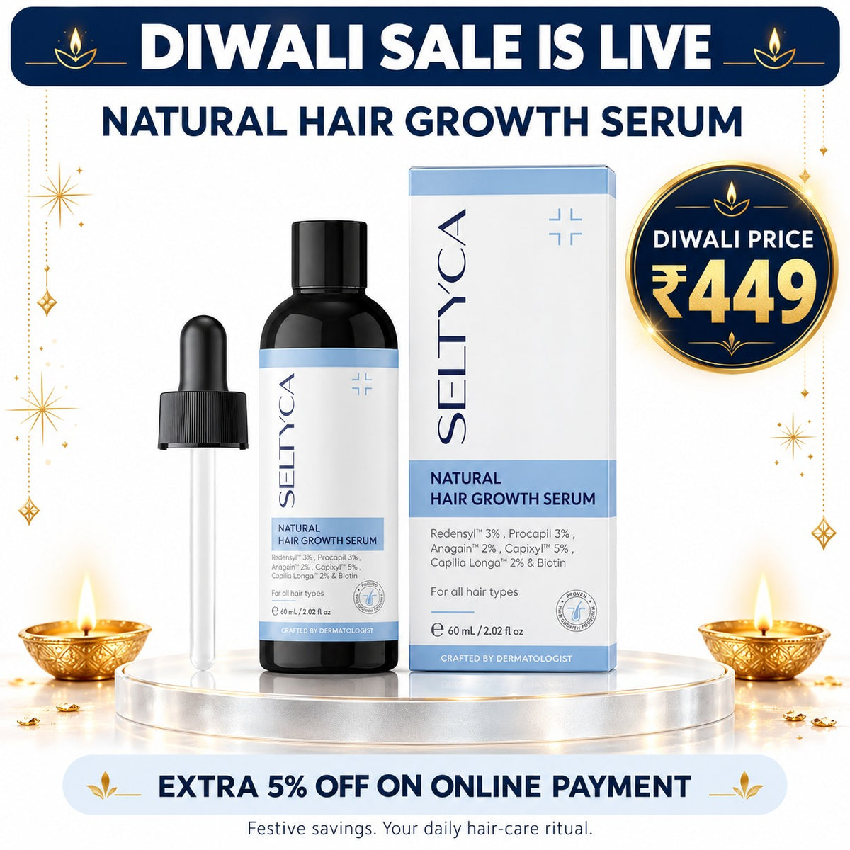 Natural Hair Growth Serum