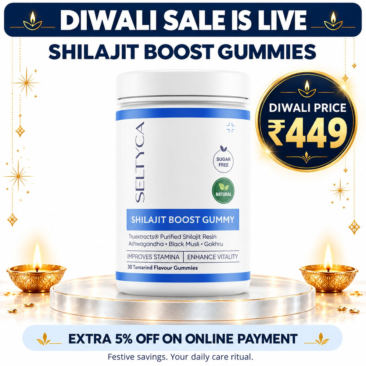 Seltyca Shilajit Boost Gummy