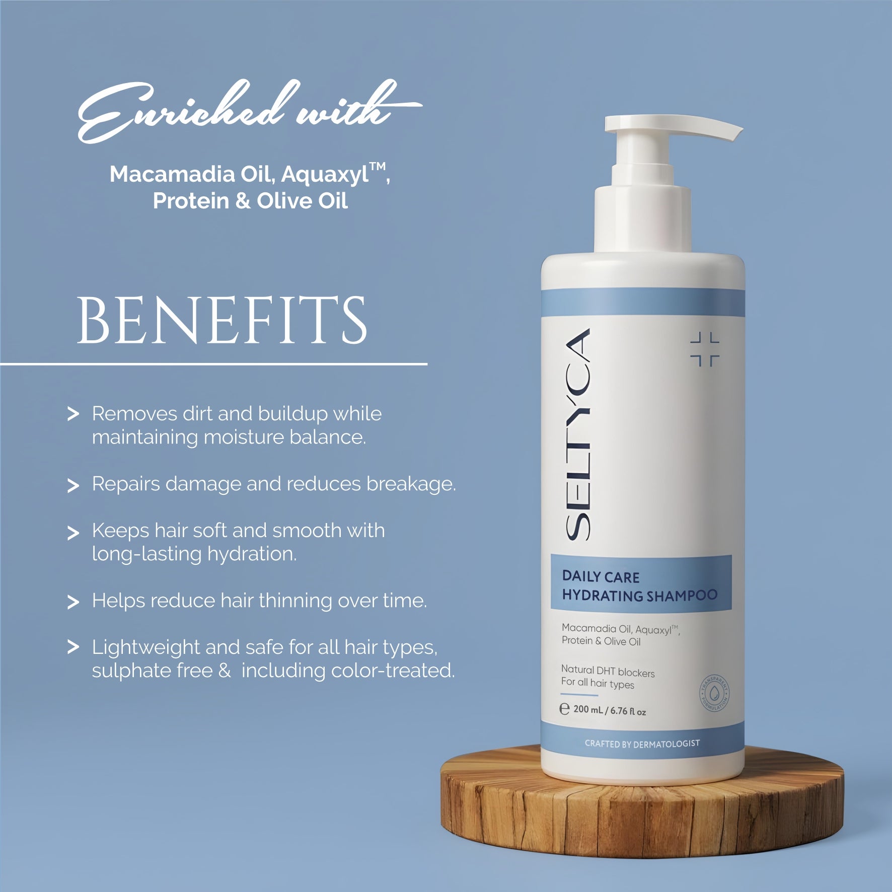Seltyca Daily Care Hydrating Shampoo