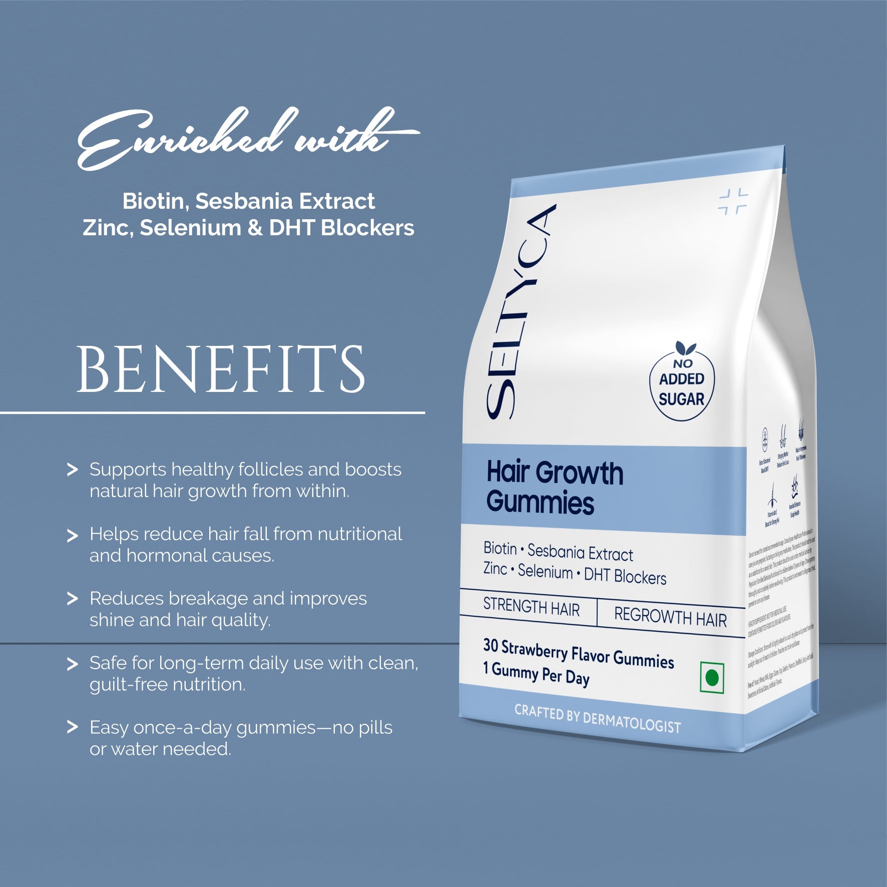 Seltyca Hair Growth Gummies