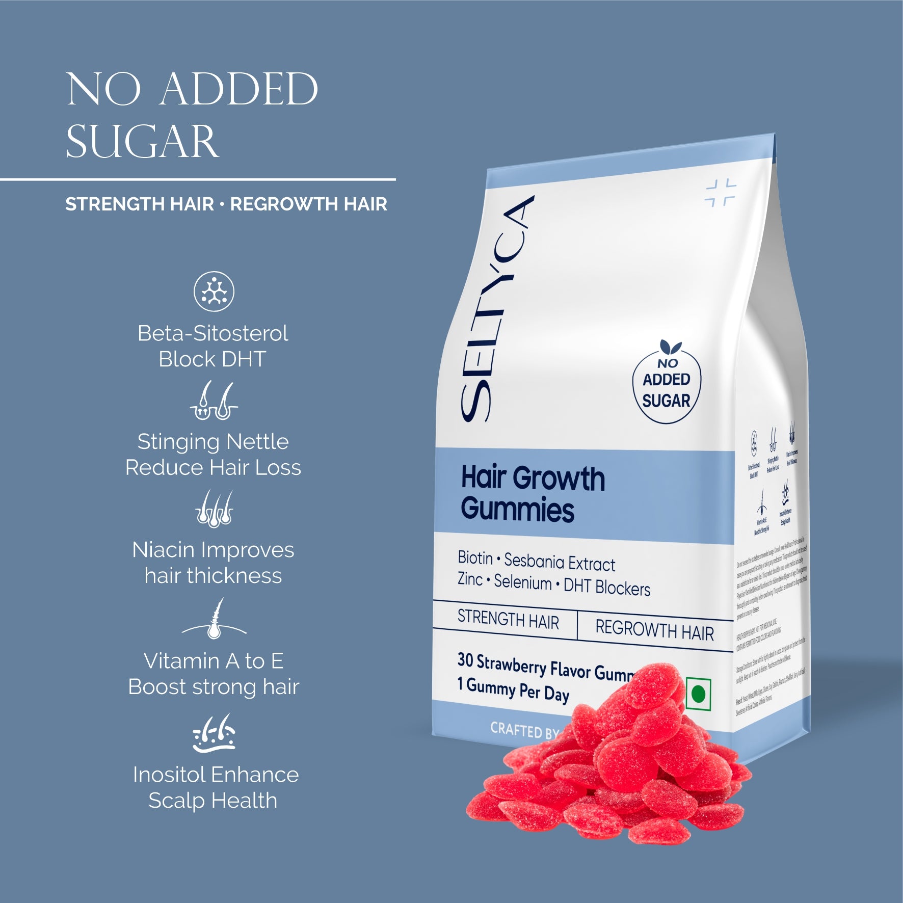 Seltyca Hair Growth Gummies
