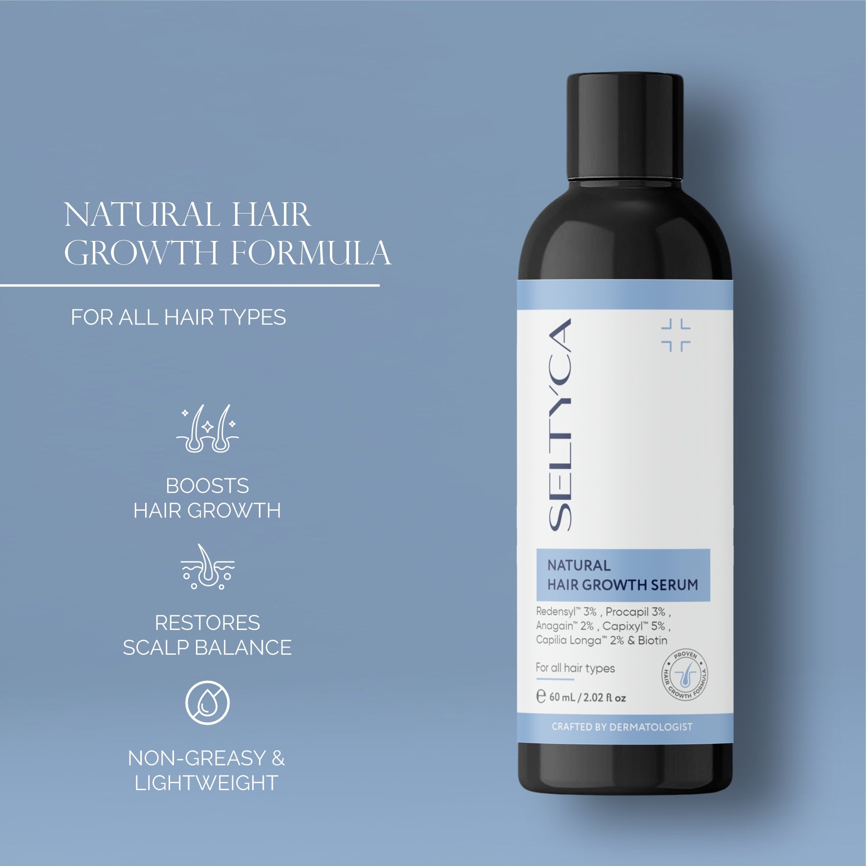 Seltyca Natural Hair Growth Serum