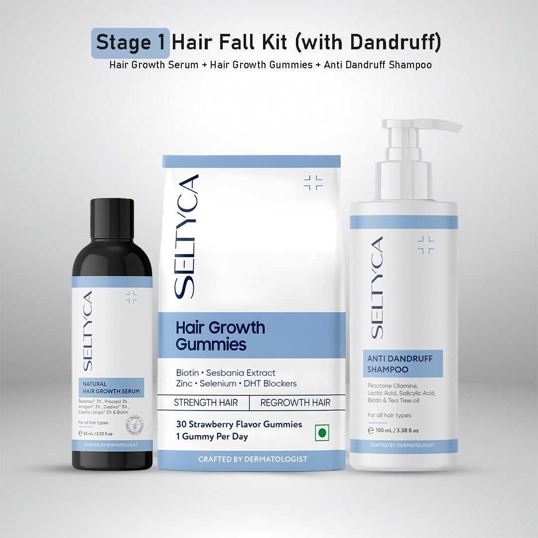 Seltyca Stage 1 Hair Fall Kit (with Dandruff)