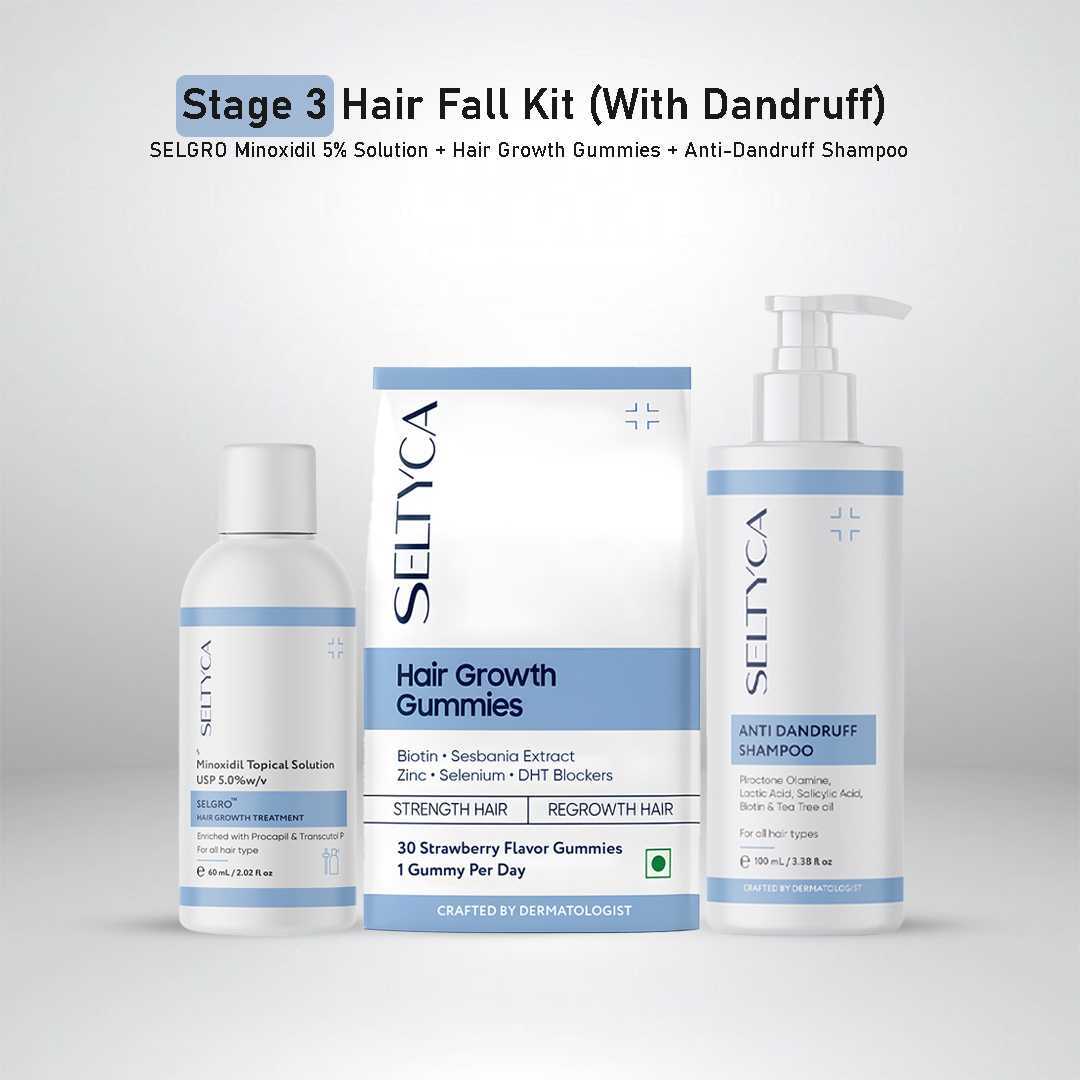 Seltyca Stage 3 Hair Fall Kit (With Dandruff)