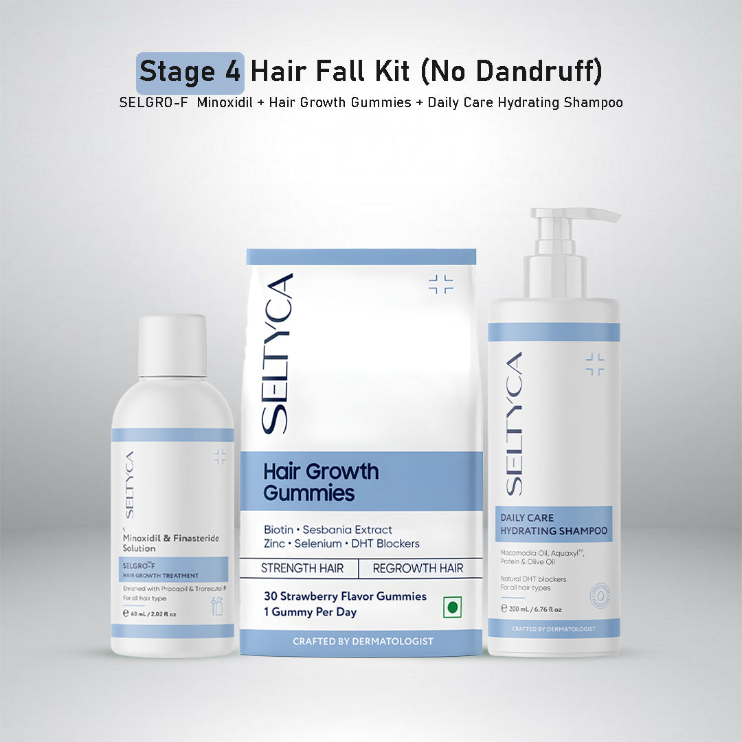 Seltyca Stage 4 Hair Fall Kit (No Dandruff)