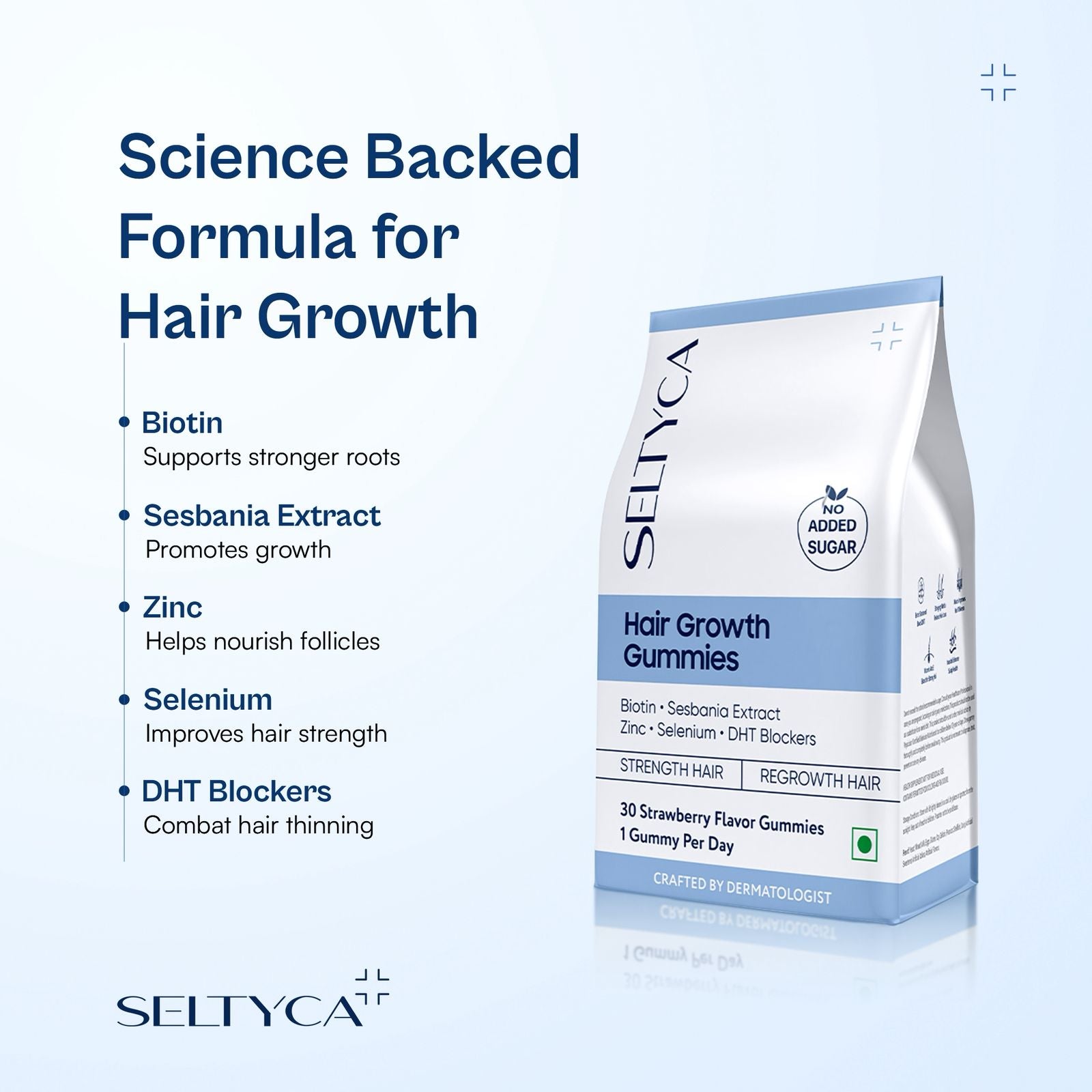 Seltyca Biotin Hair Growth Gummies