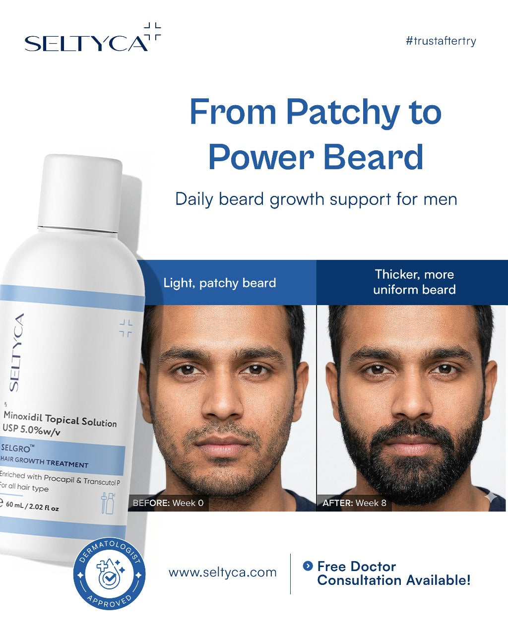 Seltyca Beard Growth Kit