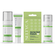 Seltyca Acne Face Cleanser, Acne Dot Gel, Acne Dot Patch & Face Moisturiser