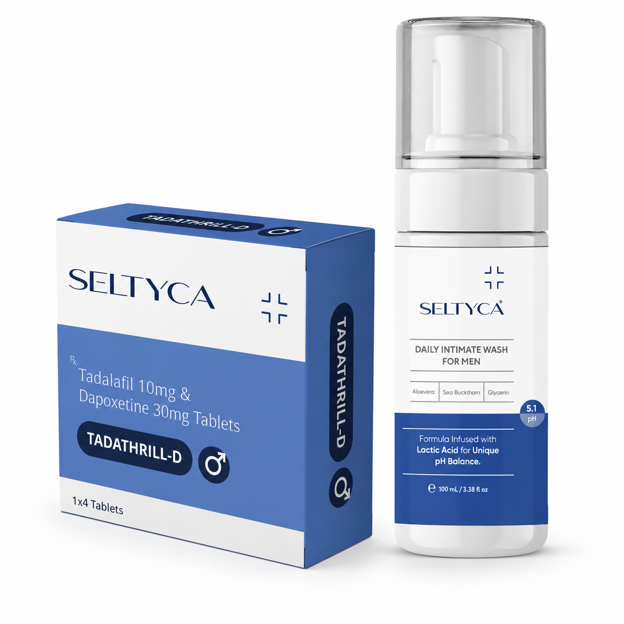 Seltyca Men’s Complete Intimate Care | ED, PE and Intimate Wash