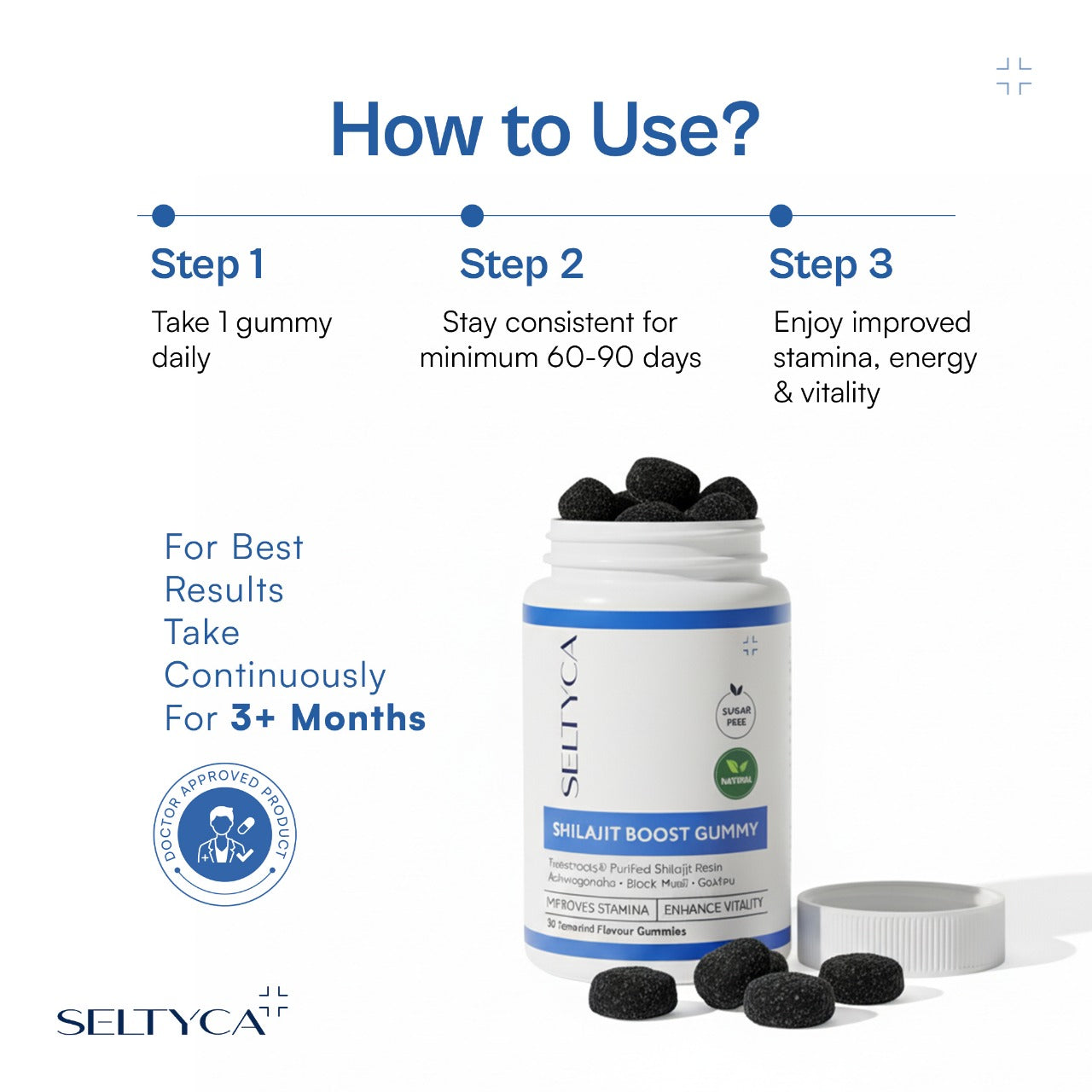 SELTYCA Shilajit Boost Gummy